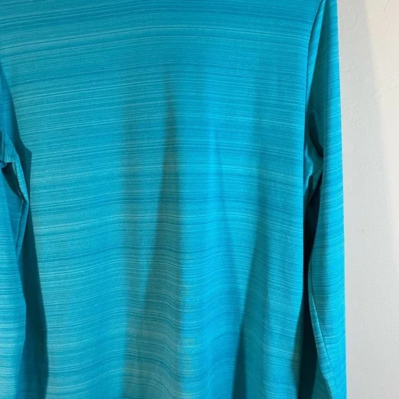 Lands End Hooded Pull Over Top Teal Size XXL - Picture 2 of 9